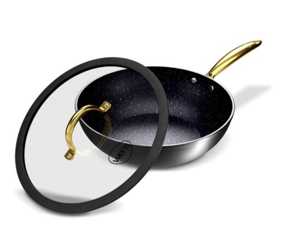 WOK CON TAPA 28 CM GOLDEN SERIES - 3