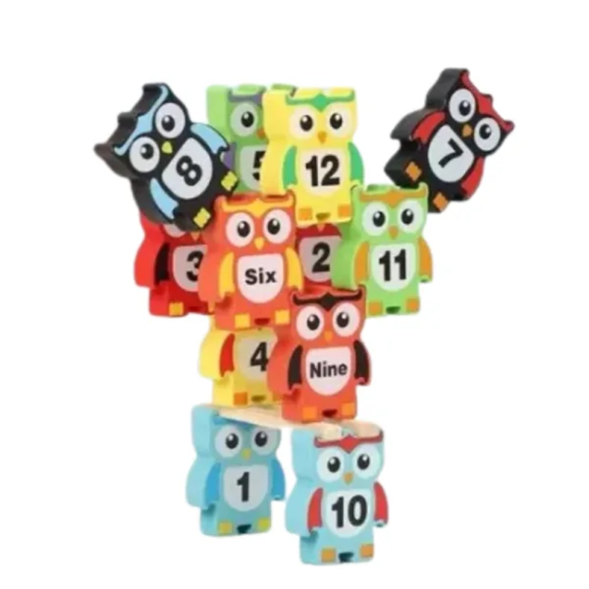 JUEGO EQUILIBRO MULTICOLOR BÚHO BALANCE MADERA - 1