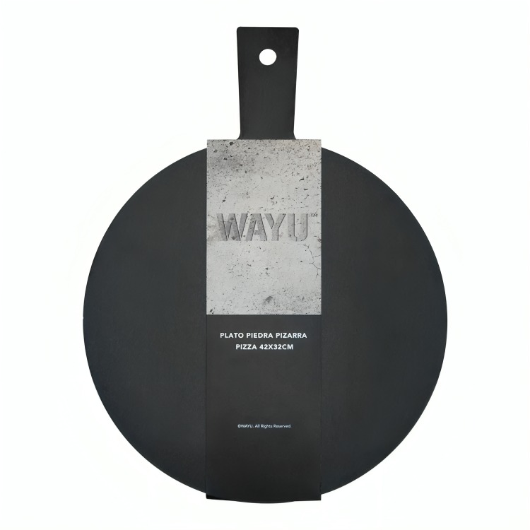 PLATO PIEDRA PIZARRA PIZZA 42 CM WAYU - 1
