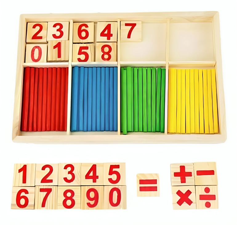 SET MATEMÁTICO APRENDIZAJE MULTICOLOR MONTESSORI - 2