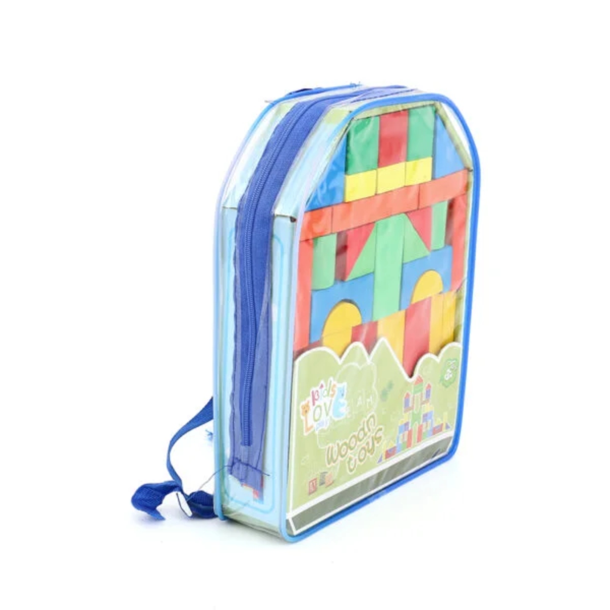 MOCHILA DIDÁCTICA BLOQUES MULTICOLOR MADERA - 2