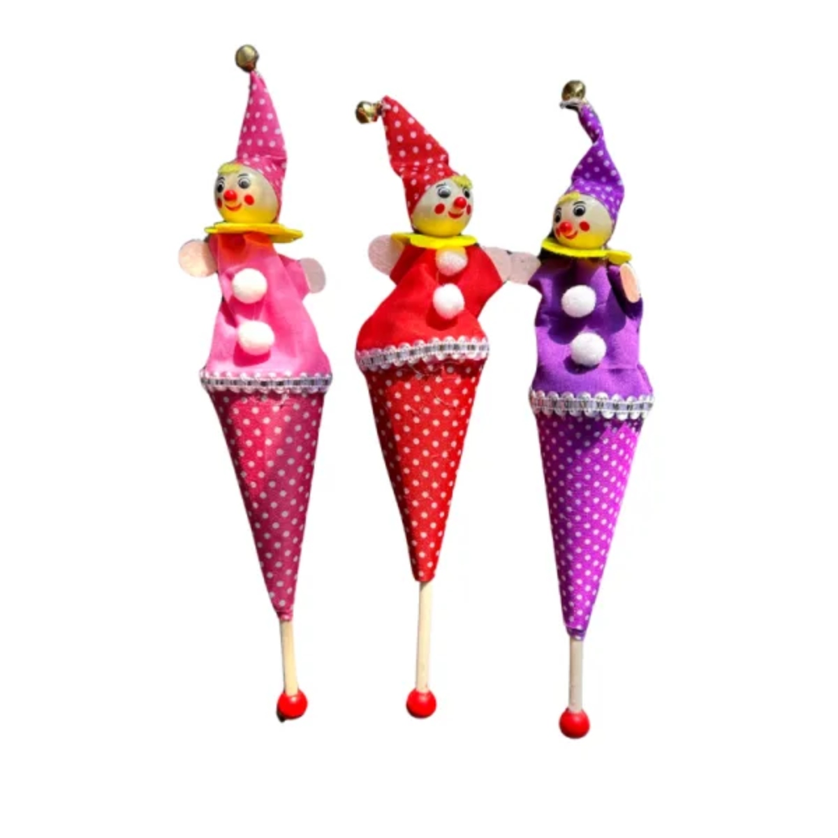 SET 2 PAYASO INFLA MULTICOLOR JUEGO SORPRESA CUMPLEAÑOS - 2