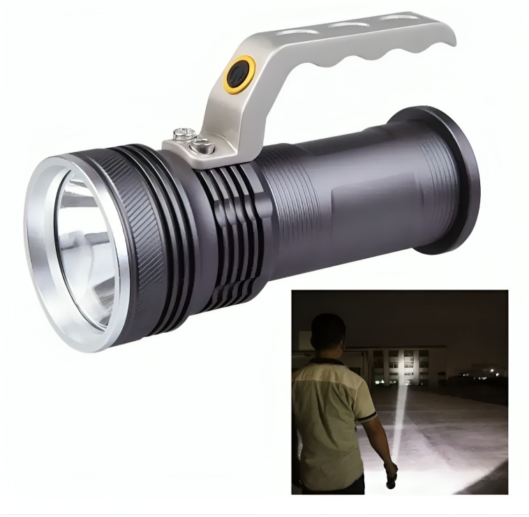 LINTERNA LED TÁCTICA RECARGABLE LARGA DISTANCIA - 3