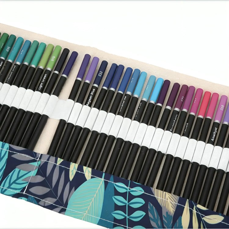 JUEGO LÁPICES COLORES 76PCS DIBUJO PROFESIONAL - 1