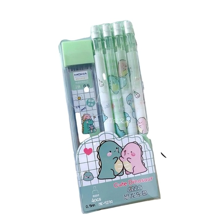 SET 4 LÁPICES MECÁNICOS DIFERENTES DISEÑOS - 3