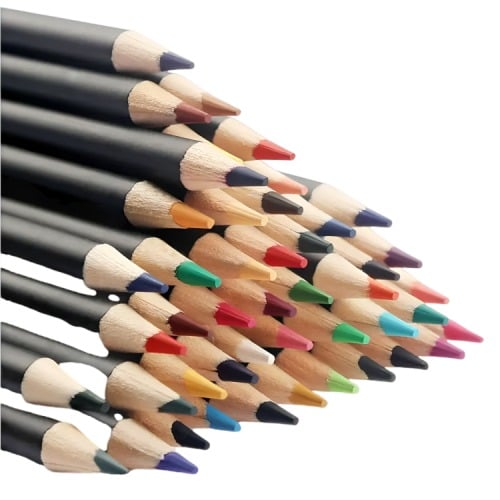 JUEGO 72 LÁPICES COLORES ARTE DIBUJO COLOR VIBRANTE - 1