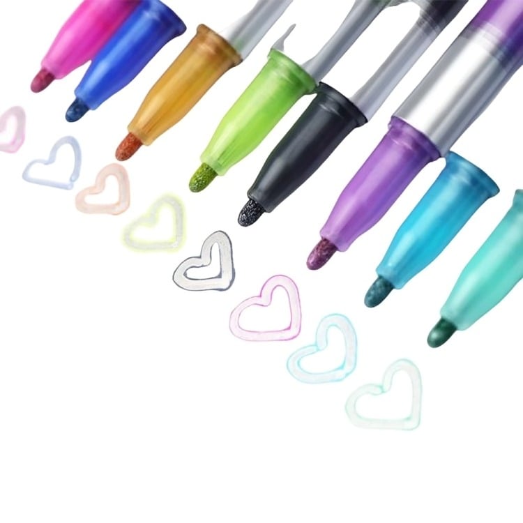 LÁPICES MÁGICOS DOBLE LINEA 8 COLORES - 2
