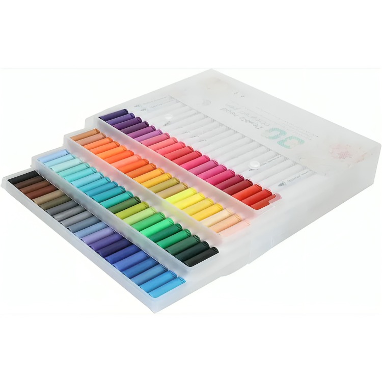 80 MARCADORES DOBLE PUNTA TIPO PINCEL COLORES - 3