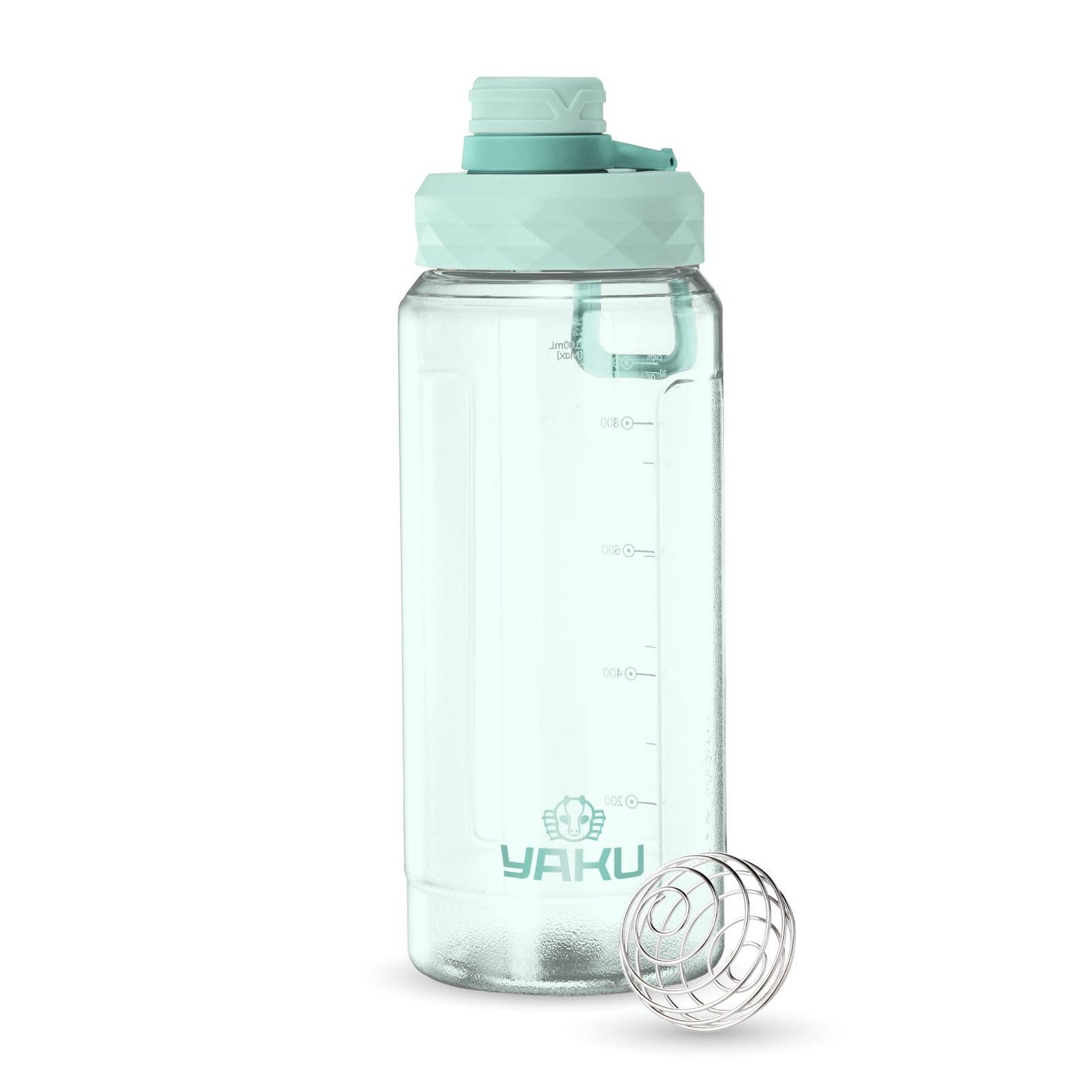 BOTELLA SHAKER PLÁSTICO 1100 ML LARIMAR CELESTE - 2