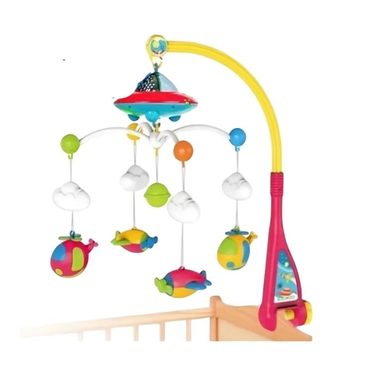 MOVIL MUSICAL CON CONTROL Y LUZ DE PROYECCIÓN PARA BEBE - 1