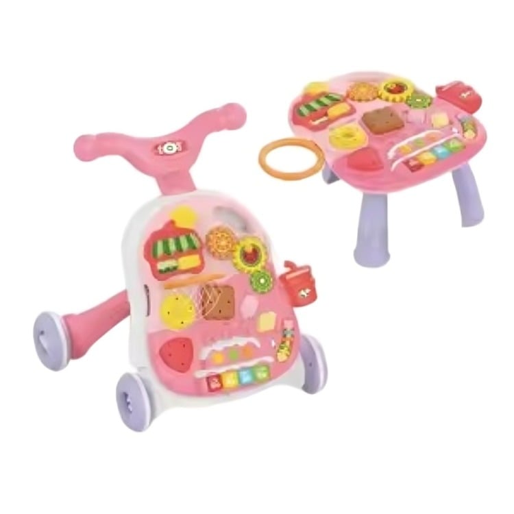 ANDADOR DE BEBE 4 EN 1 ROSADO - 3