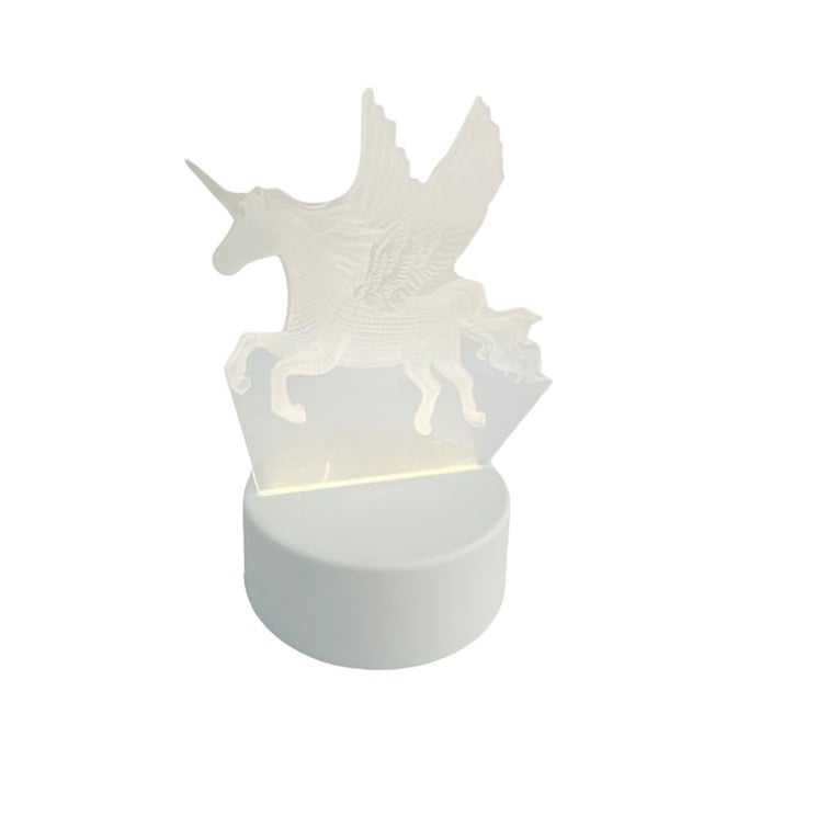 LÁMPARA 3D ACRÍLICO 8 DISEÑOS LUZ CÁLIDA USB - 1