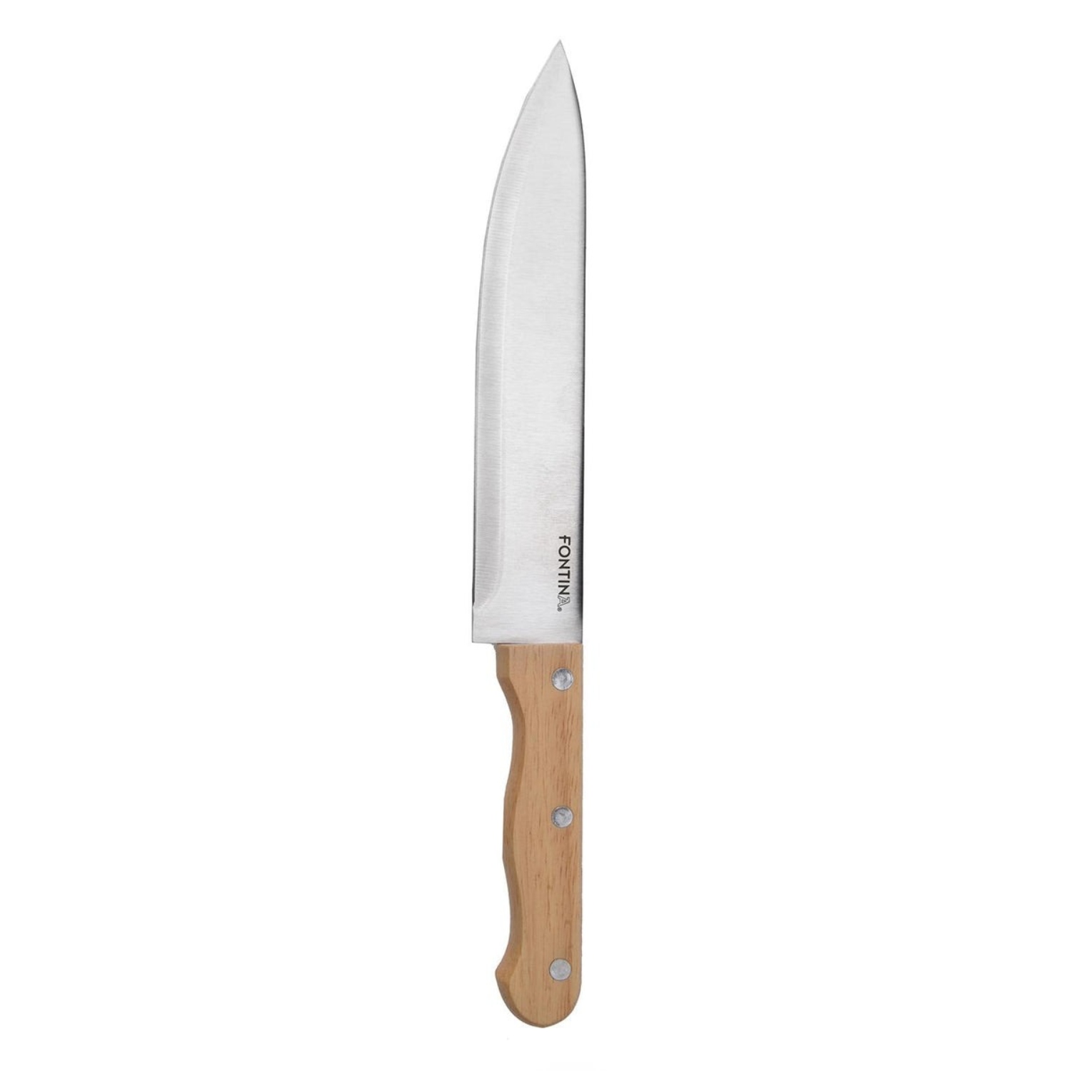 SET PARRILLERO 2 PIEZAS ACERO INOXIDABLE CUCHILLO + TRINCHO - 1