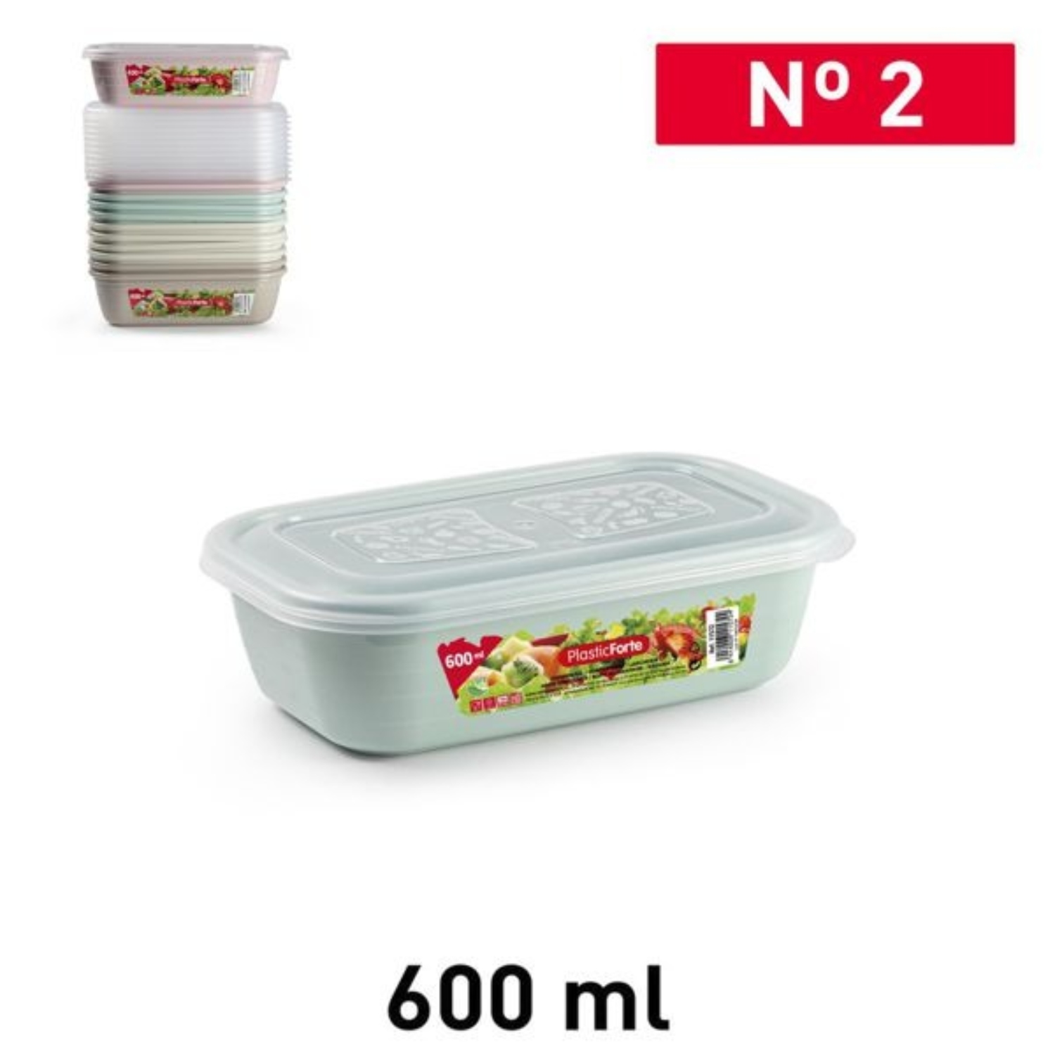 SET 3 FIAMBRERA CLASSIC 600 ML COLORES SURTIDOS - 1