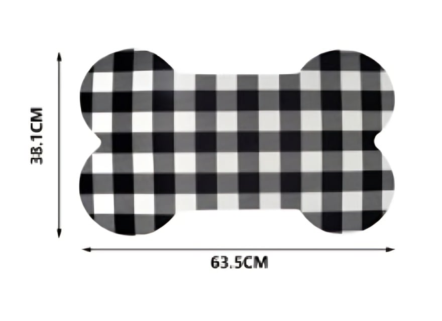 ALMOHADILLA PARA MASCOTAS CUADROS 63.5X38.1 CM - 3