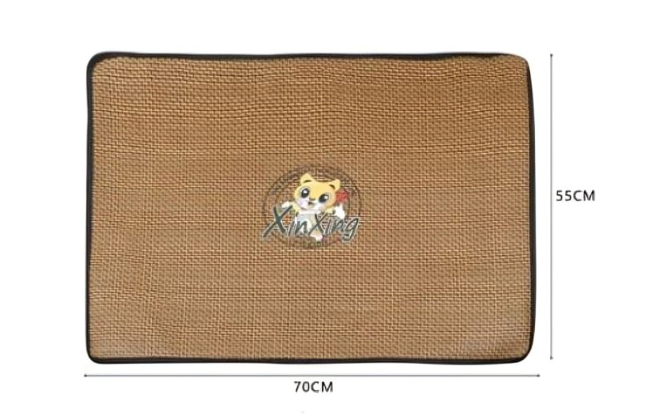 ALFOMBRA BEIGE PARA MASCOTAS 70X55 CM - 2