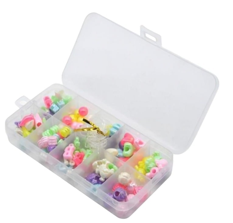 CAJA CON CUENTAS DE BRICOLAJE DIY - 2