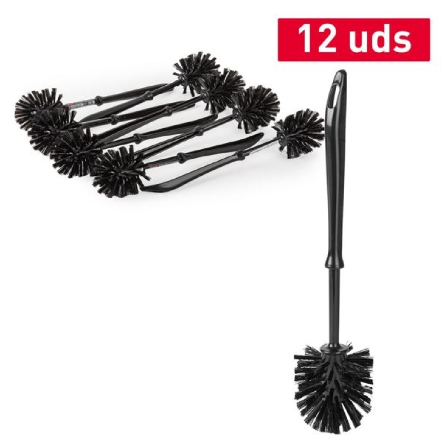 ESCOBILLA BASIC PARA BAÑOS COLOR NEGRO - 2