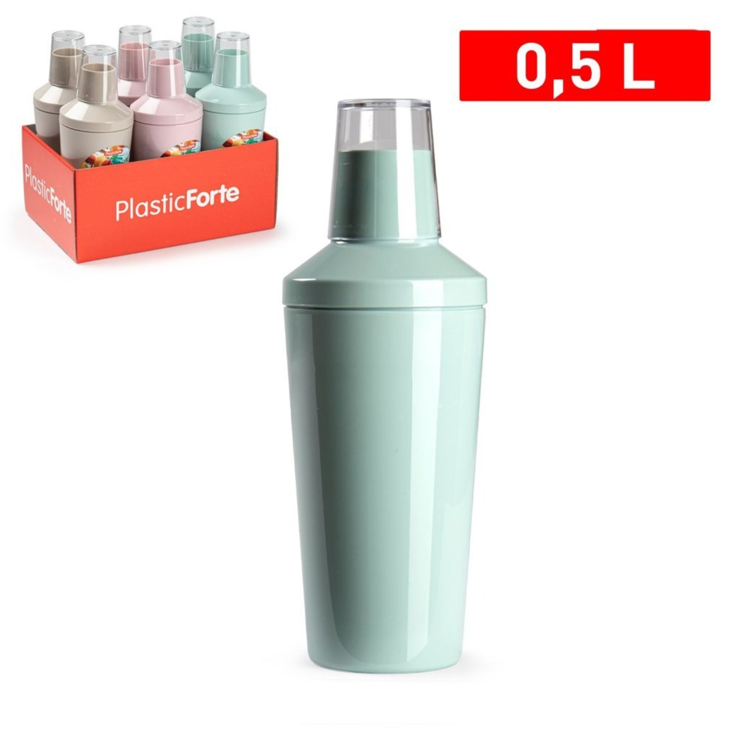 COCTELERA BARMAN COLORES SURTIDOS 0.5 L - 1