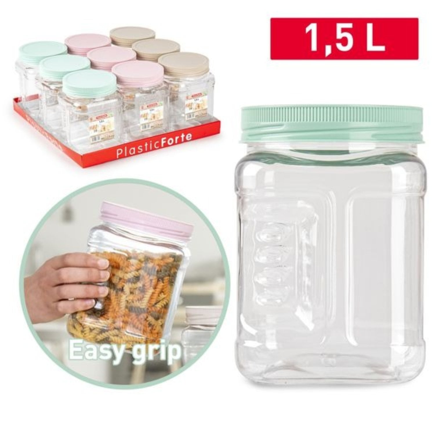 CONTENEDOR 1.5L COLORES SURTIDOS - 1