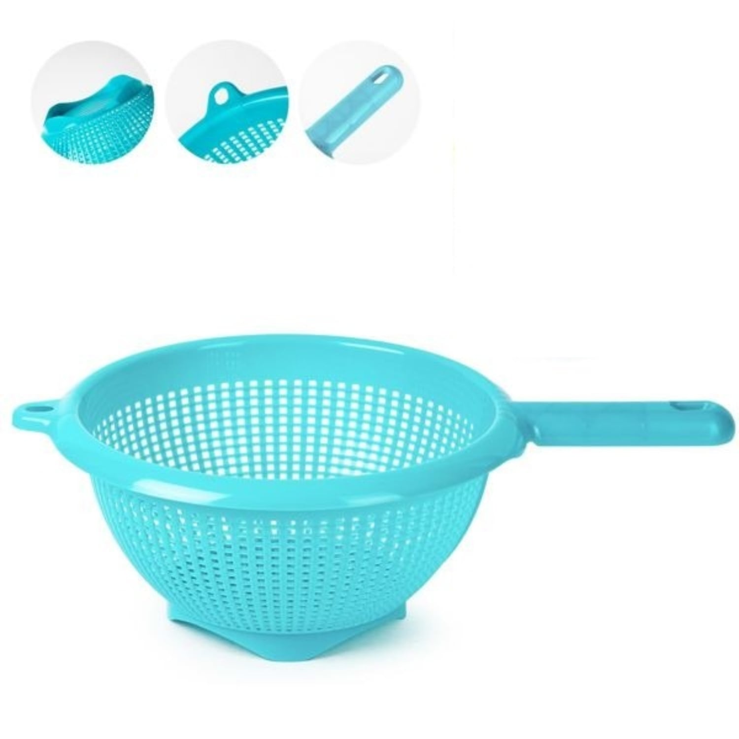 ESCURRIDOR DE VERDURAS XL CON MANGO 26,5 CM COLORES SURTIDOS - 1
