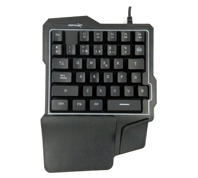TECLADO GAMER RGB DE UNA MANO 35 TECLAS REPTILEX - 2