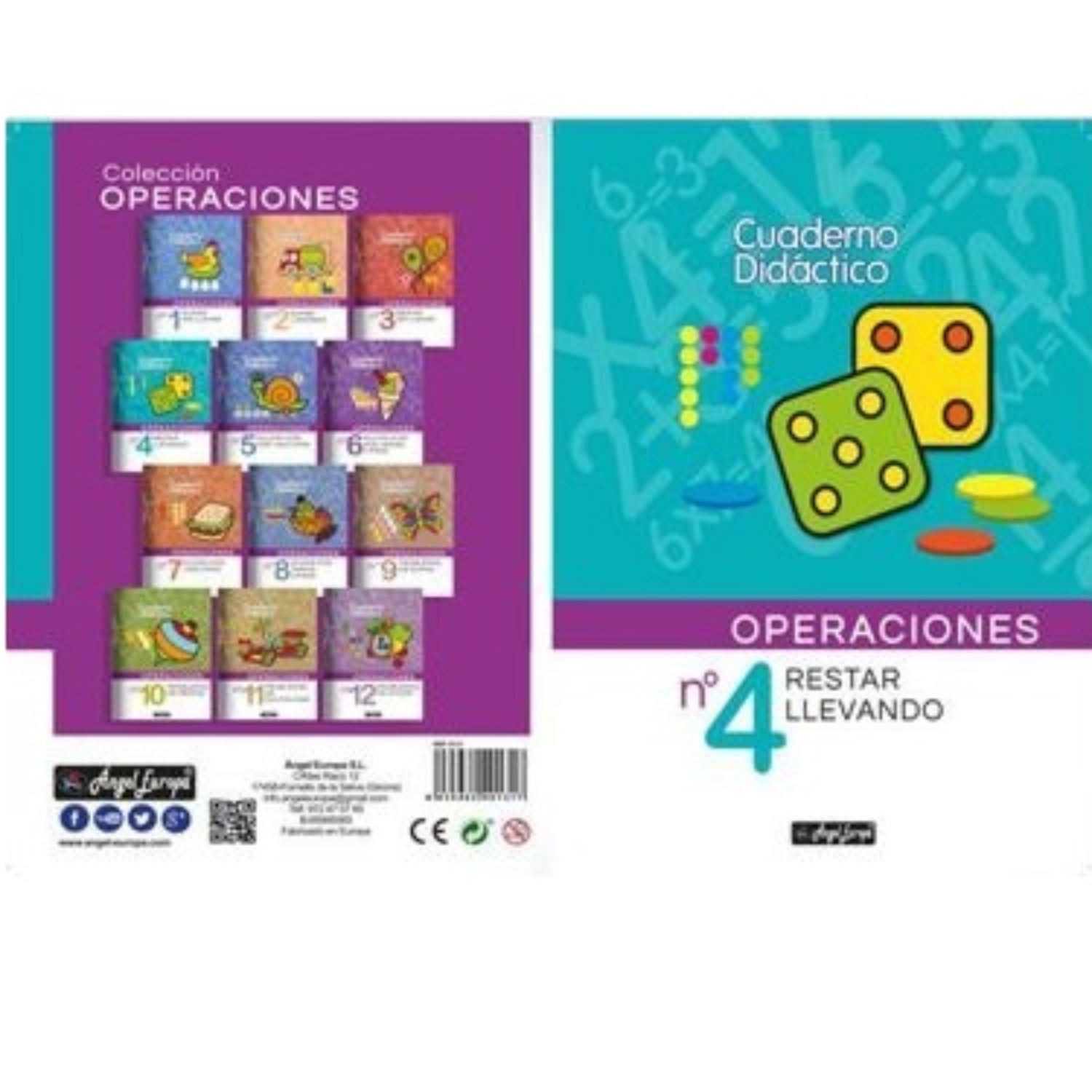 LIBRO DIDACTICO DE OPERACIONES RESTAR LLEVANDO NO. 04 - 1