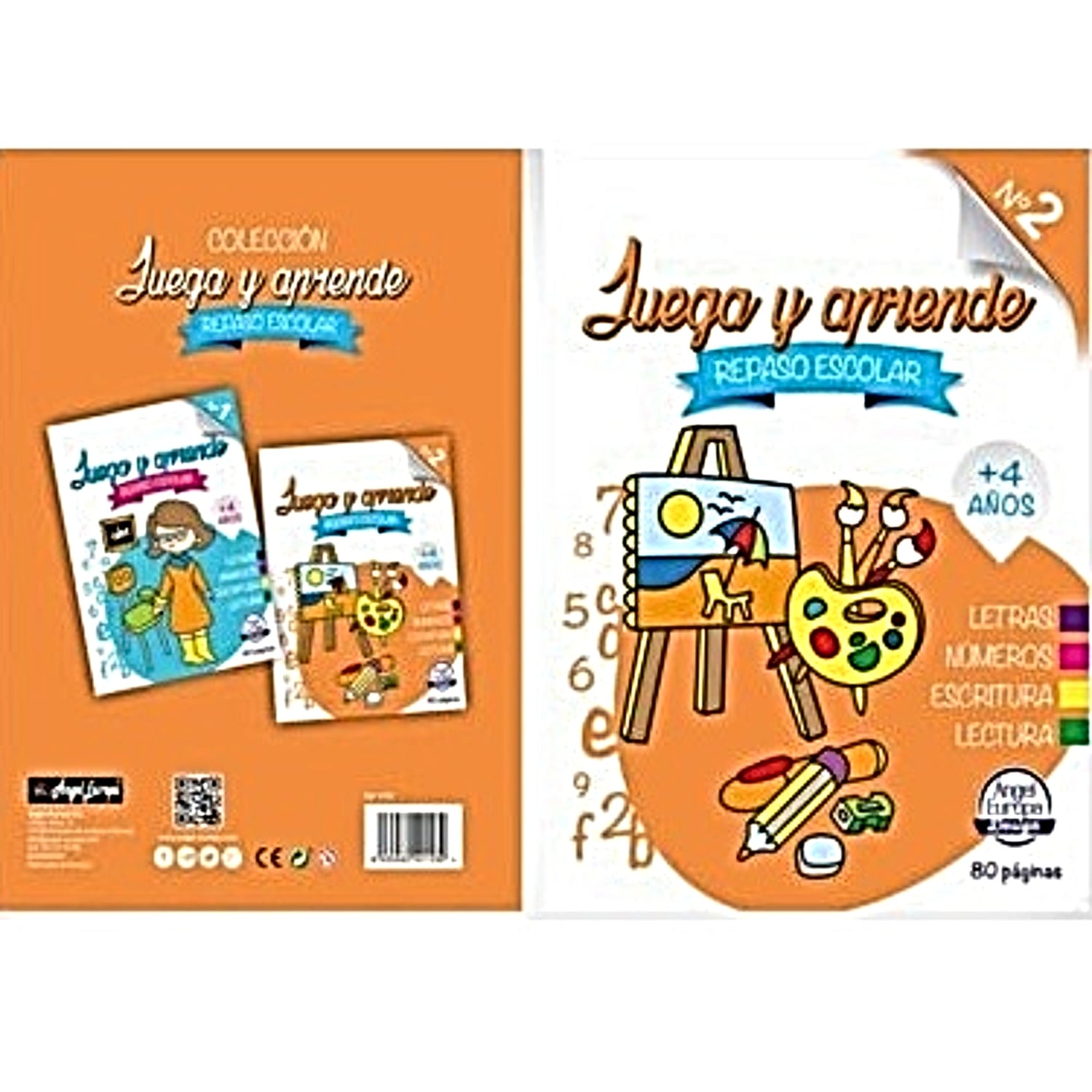 LIBRO DIDACTICO JUEGA Y APRENDE REPASO ESCOLAR NO. 2 - 1
