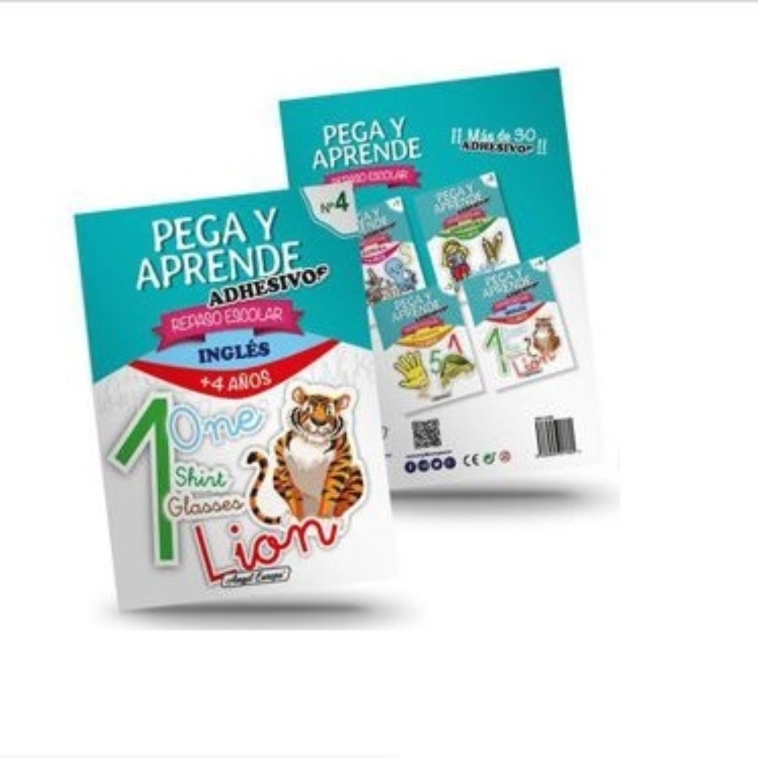 LIBRO ESCOLAR PEGA Y APREDE INGLES NO. 4 - 1