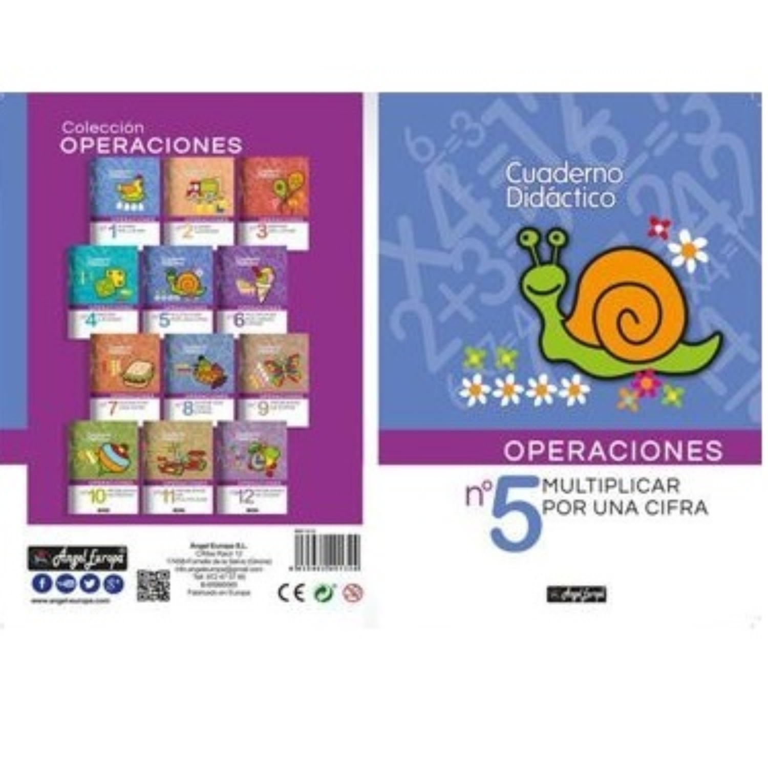 LIBRO DIDACTICO DE OPERACIONES MULTIPLICAR POR UNA CIFRA NO. 05 - 1