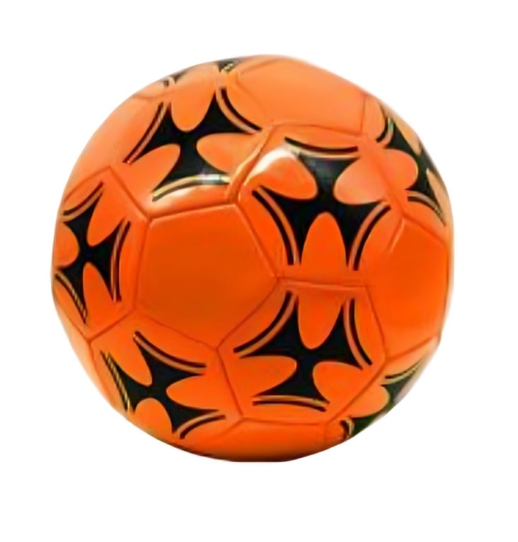 BALON DE FÚTBOL  COSIDO A MÁQUINA NARANJA - 2