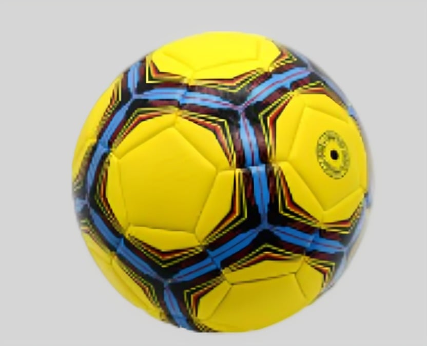 BALÓN DE FÚTBOL PVC TALLA 5 AMARILLO - 2