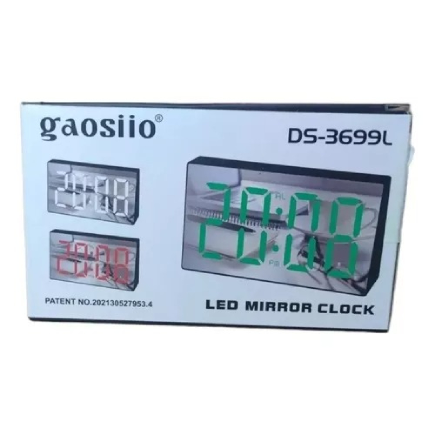 RELOJ DESPERTADOR LED DS-3699L GAOSIIO - 1