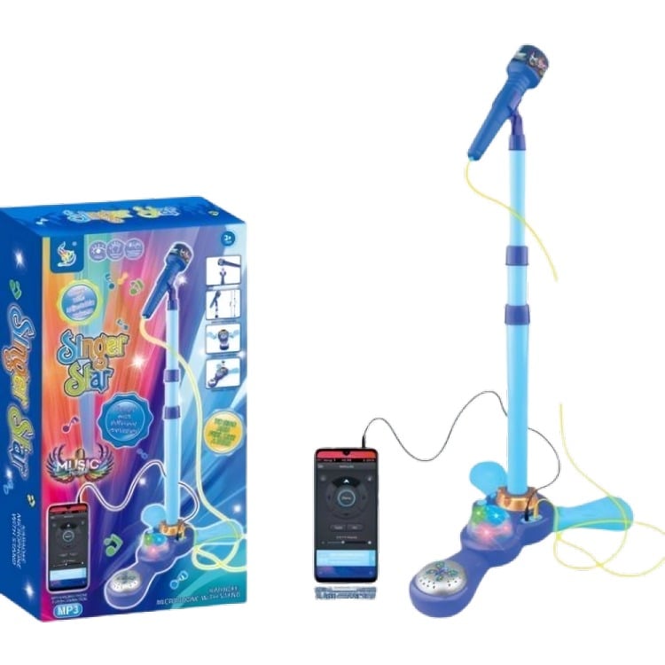 MICROFONO SIMPLE AZUL MODELO HD-8913 - 3