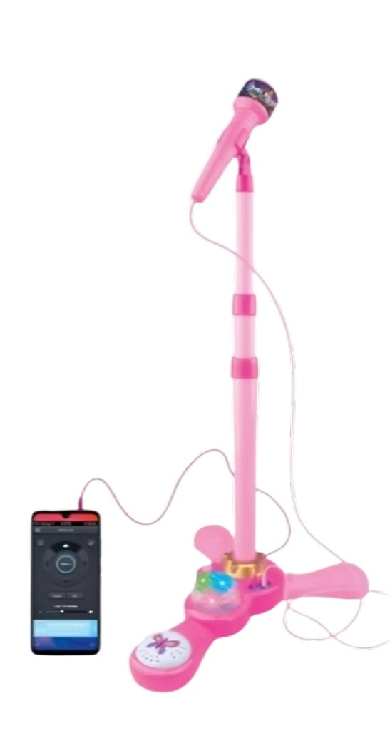 MICRÓFONO SIMPLE ROSADO - 2