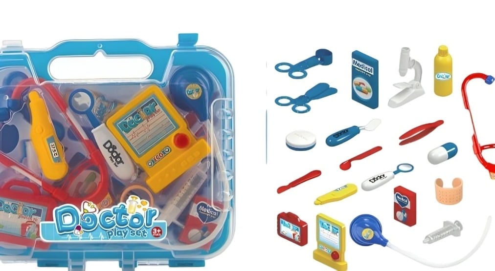 MALETA DOCTOR AZUL 19PCS 25CM X 6.5CM X 29 CM - 2