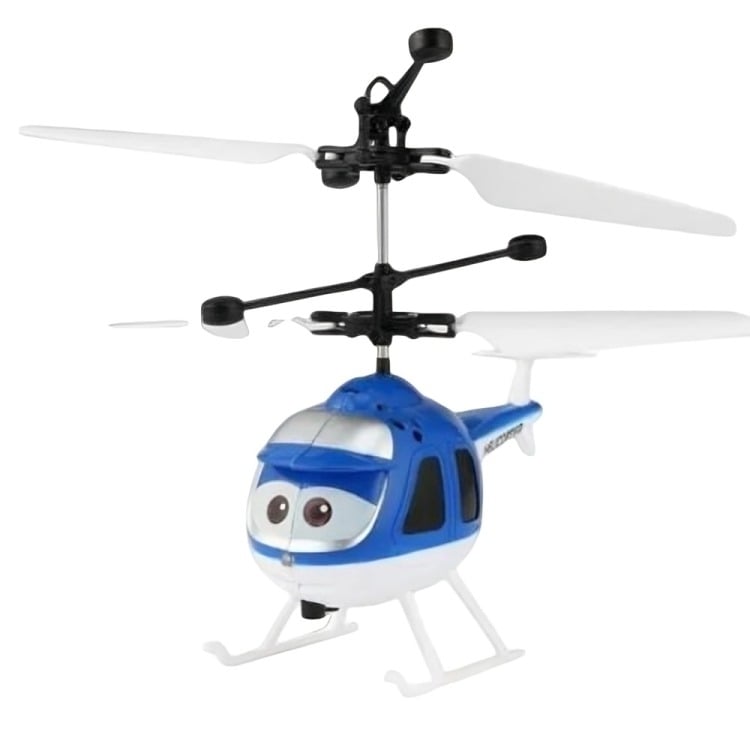 HELICÓPTERO INFANTIL SIN CONTROL AZUL - 2