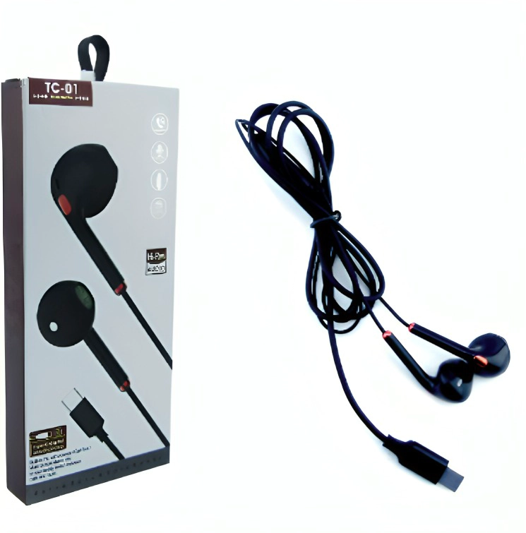 AUDIFONO IN EAR CON MICROFONO MOD.TC-01 TYPE-C - 2