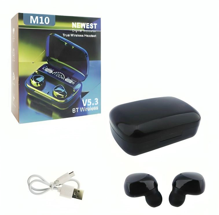 AUDIFONO TRUE WIRELESS BLUETOOTH MOD.M10 - 3