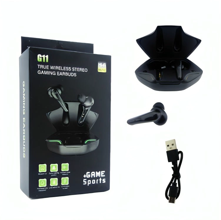 AUDIFONO TRUE WIRELESS BLUETOOTH MOD.G11 GAMER - 4
