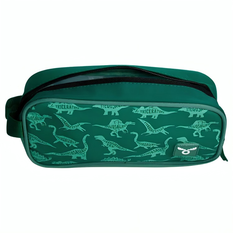 ESTUCHE ESCOLAR KIDS DINO MOOSE - VERDE - 1