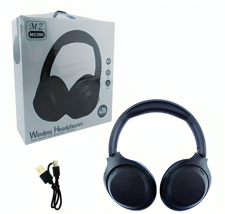 AUDIFONO CINTILLO BLUETOOTH MOD.MZ30 FM-TF-AUX NEGRO - 3