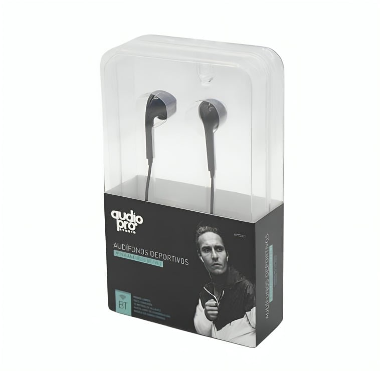 AUDIFONO BLUETOOTH HEADSET DEPORTIVO. BLACK - 2