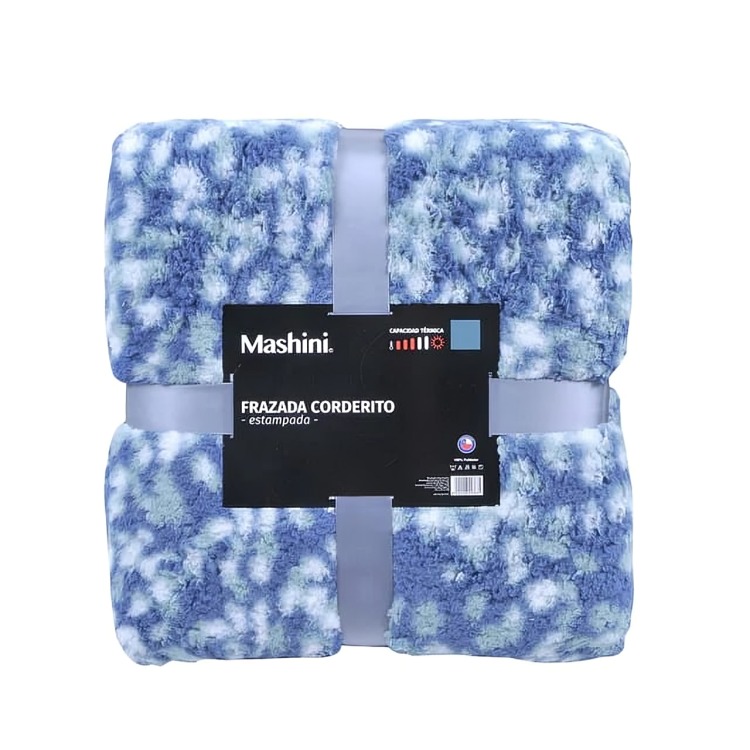 FRAZADA SHERPA MASHINI 1.5 PL PICA - 1