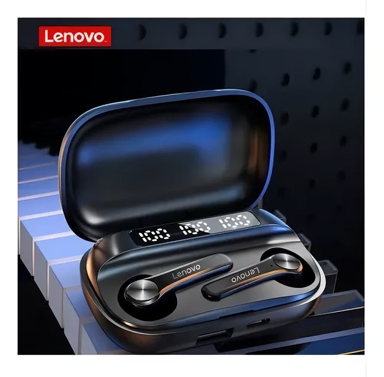 LENOVO AUDIFONOS INALÁMBRICOS RESISTENTES AL AGUA- BLACK - 1