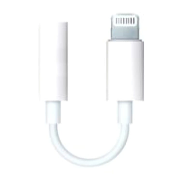 ADAPTADOR IPHONE LIGHTNING X AUDIFONOS 3.5MM - AUXILIAR - 2