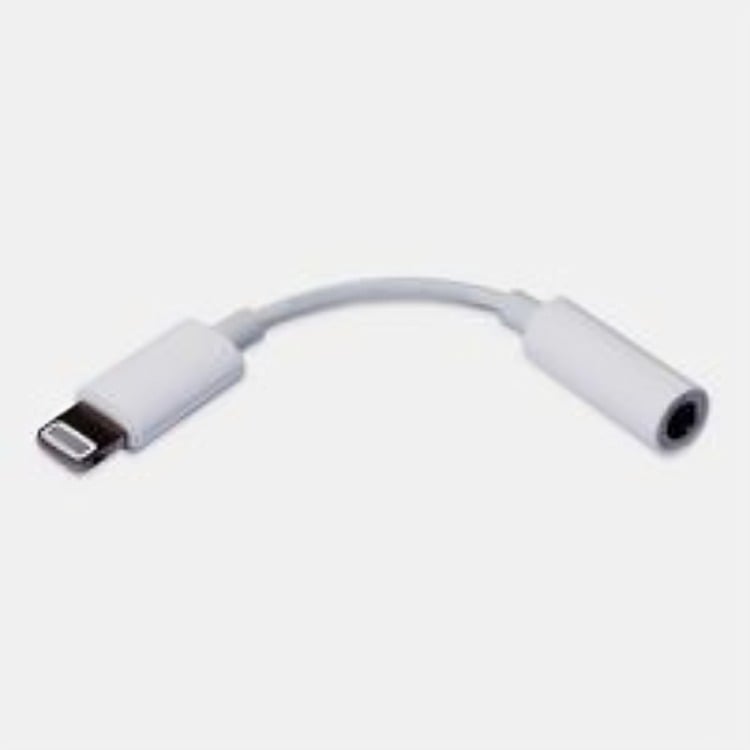 ADAPTADOR IPHONE LIGHTNING X AUDIFONOS 3.5MM - AUXILIAR - 3
