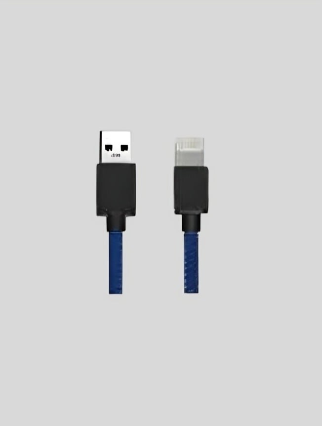 CABLE CORDON USB PARA IPHONE 5 /6 IPAD BLACK/RED/BLUE 1MT - 2