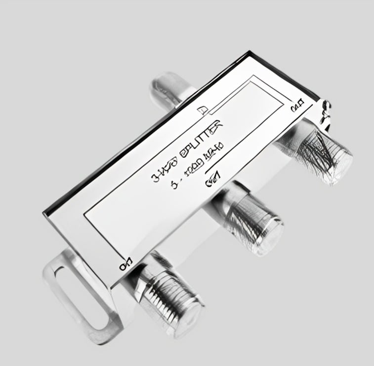 SPLITTER COAXIAL TELEVISIÓN SATELITAL 5-2400MHZ 3 SALIDAS - 1