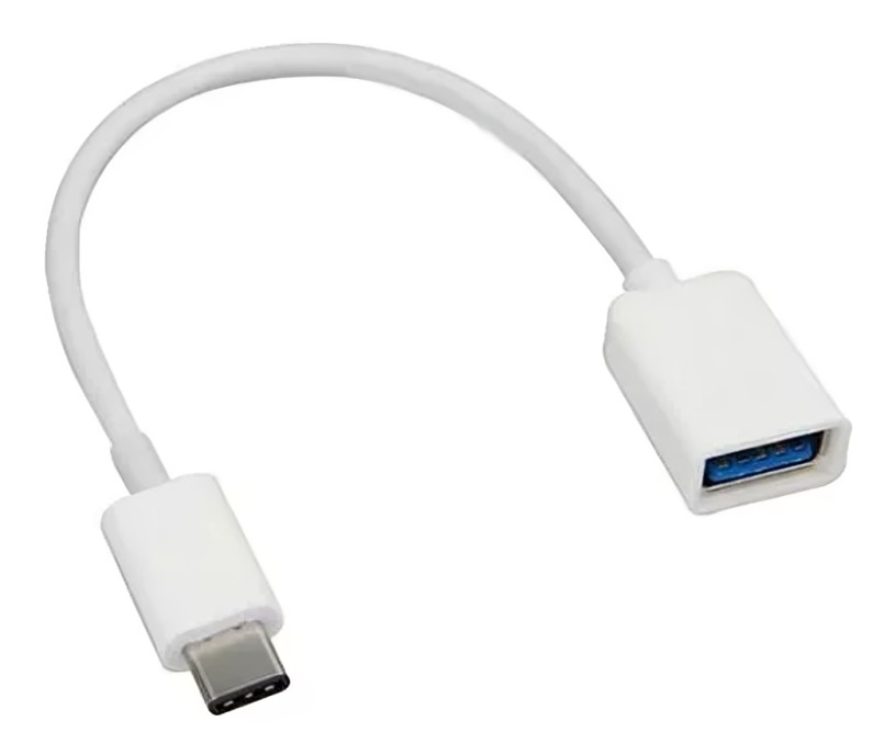 CABLE OTG TIPO C CABLE REFORZADO USB 2.0 NEGRO - 1